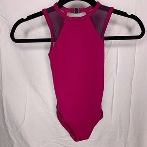 Fuchsia Dance leotard